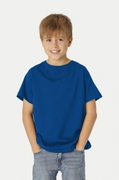 Kinder T-Shirt Fairtrade Bio Baumwolle - Neutral - Royalblau